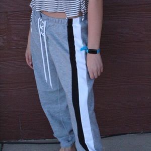 Grey, White and Black sweats